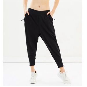 Adidas harem crop yoga work out pants